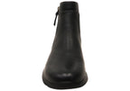 Maxine Womens Comfortable Wide Fit Leather Ankle Boots