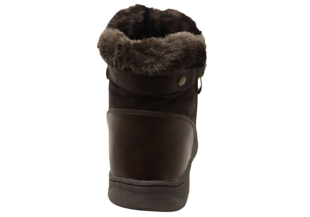 Ginger Womens Comfortable Ankle Boots