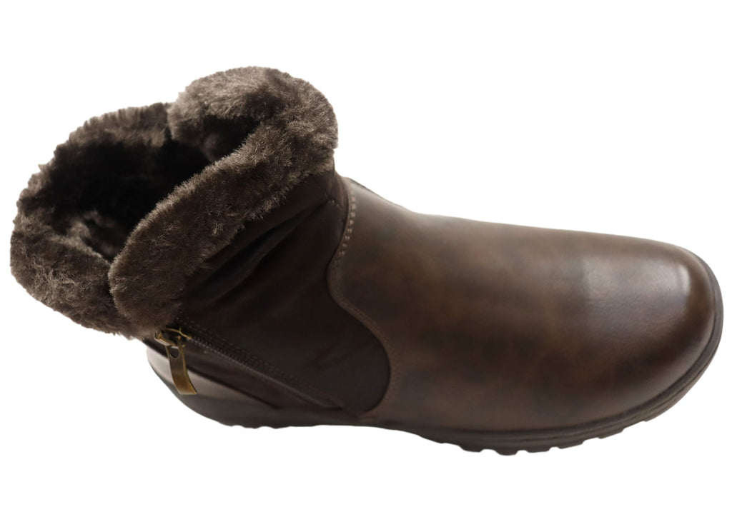 Ginger Womens Comfortable Ankle Boots