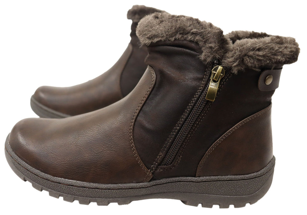 Ginger Womens Comfortable Ankle Boots