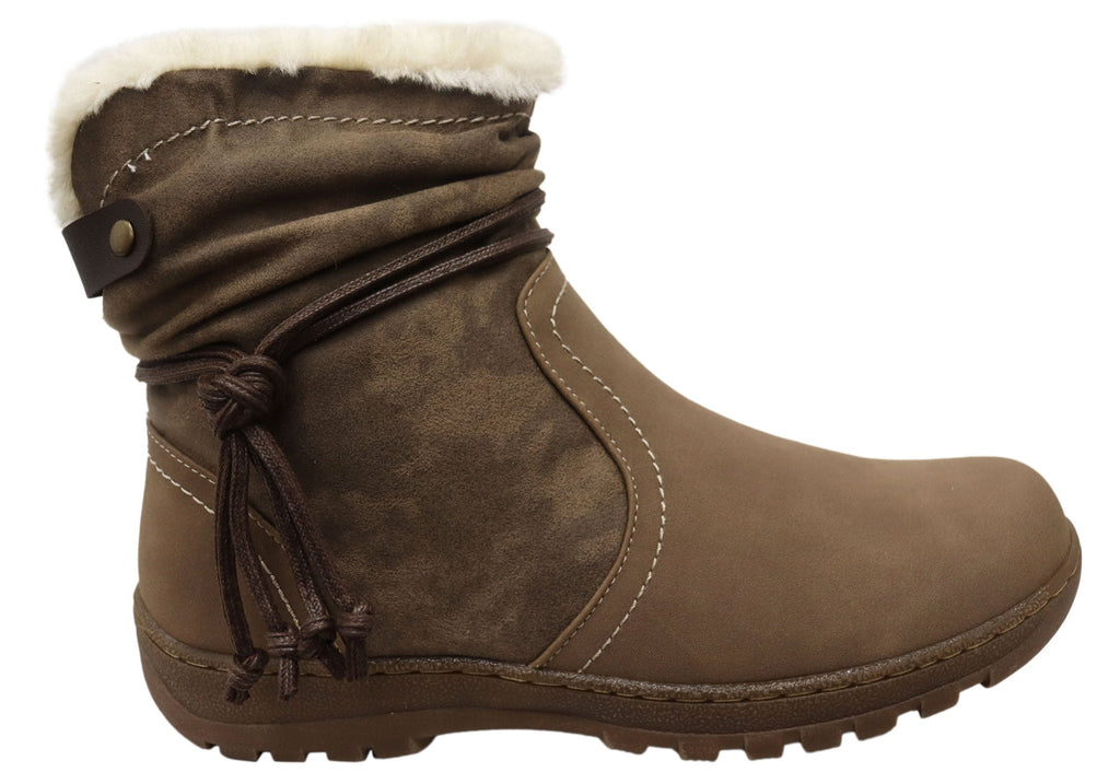 Gemma Womens Comfortable Ankle Boots