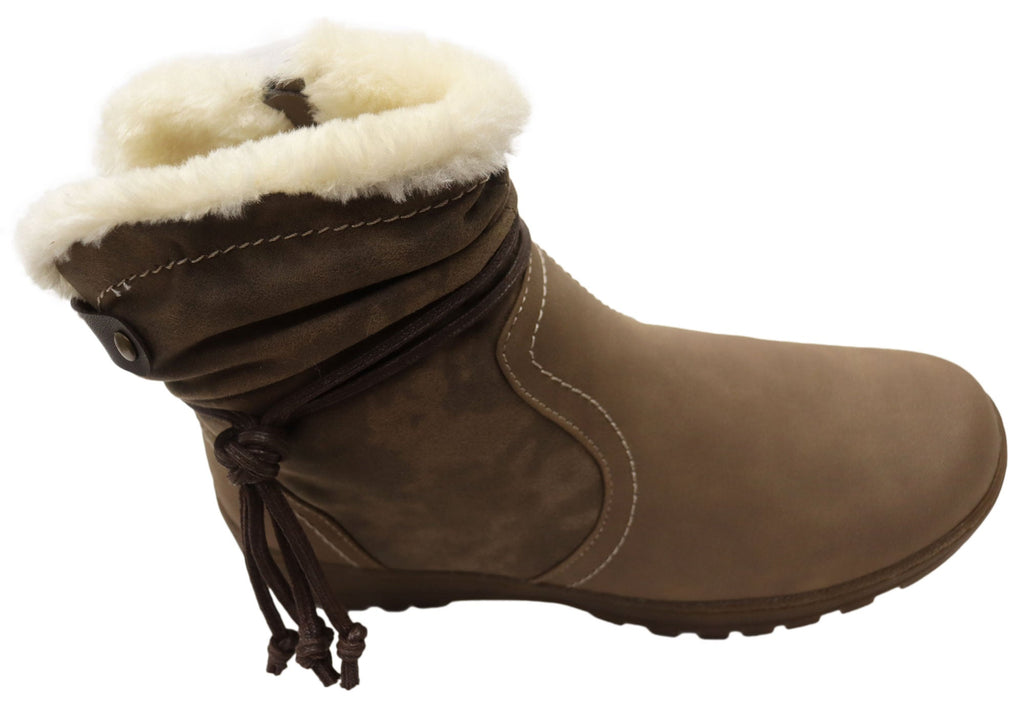 Gemma Womens Comfortable Ankle Boots