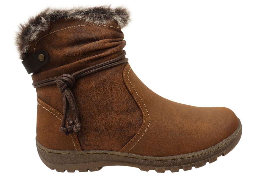 Gemma Womens Comfortable Ankle Boots