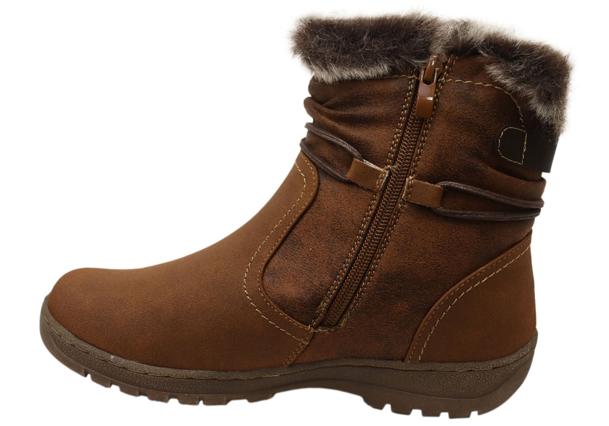 Gemma Womens Comfortable Ankle Boots
