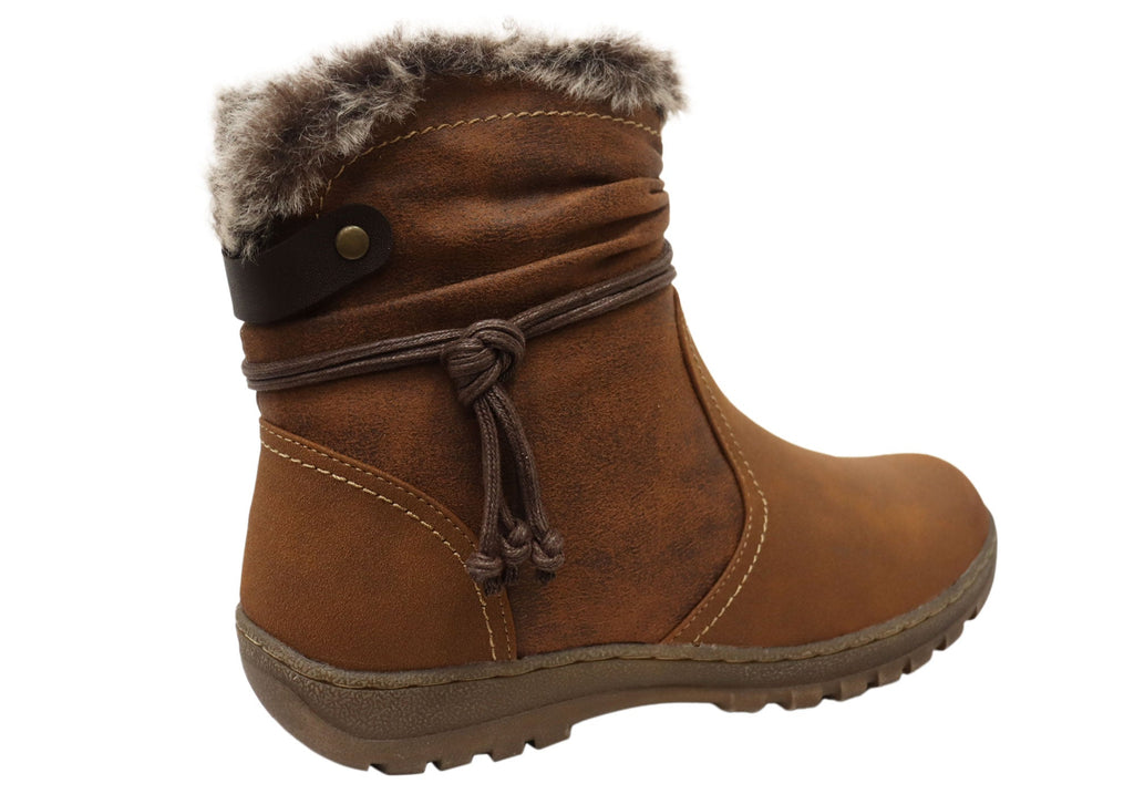 Gemma Womens Comfortable Ankle Boots