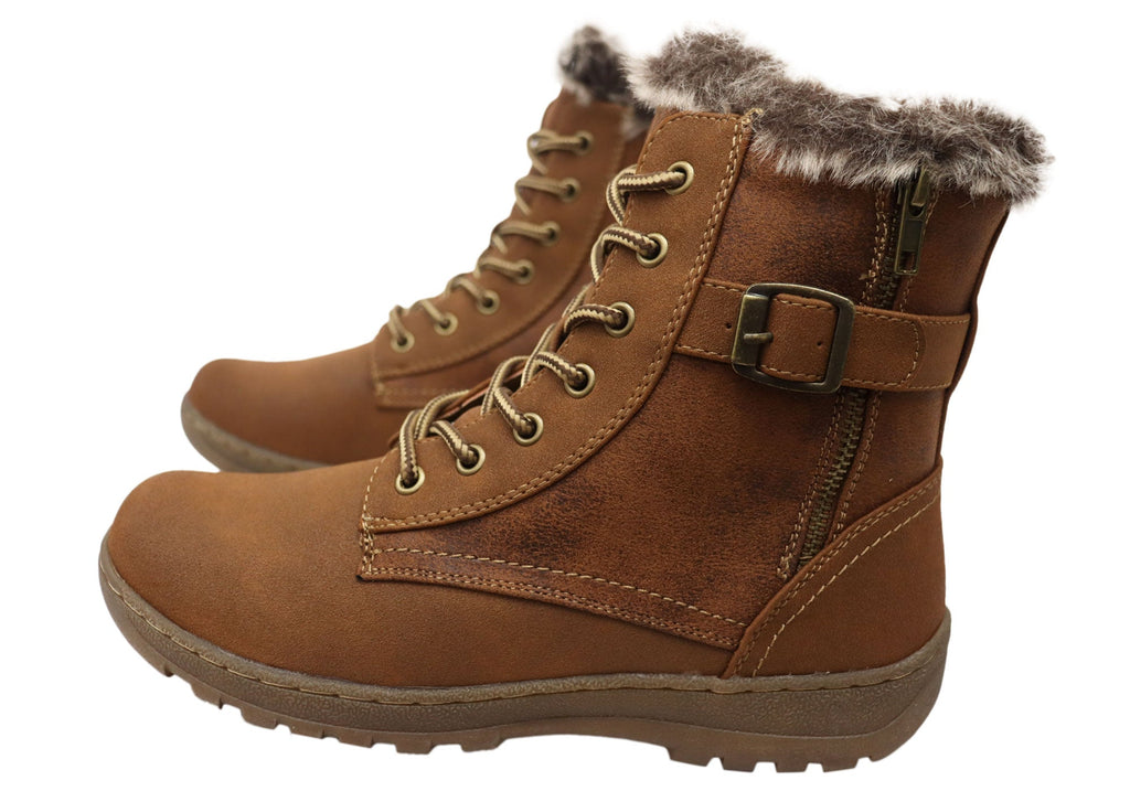 Gello Womens Comfortable Ankle Boots
