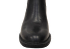 Reece Womens Comfortable Leather Mid Heel Ankle Boots