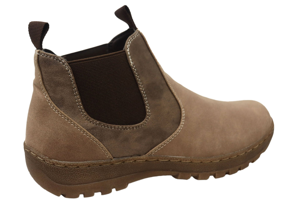Gaby Womens Comfortable Chelsea Ankle Boots