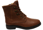 Elsberry Womens Comfortable Leather Ankle Boots