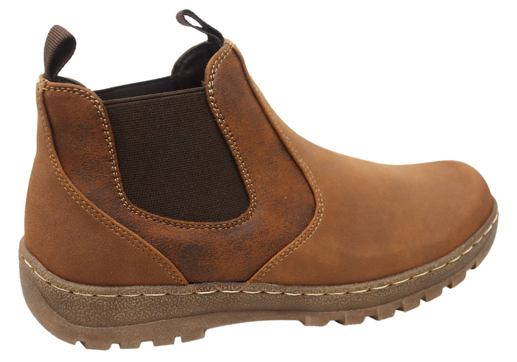 Gaby Womens Comfortable Chelsea Ankle Boots