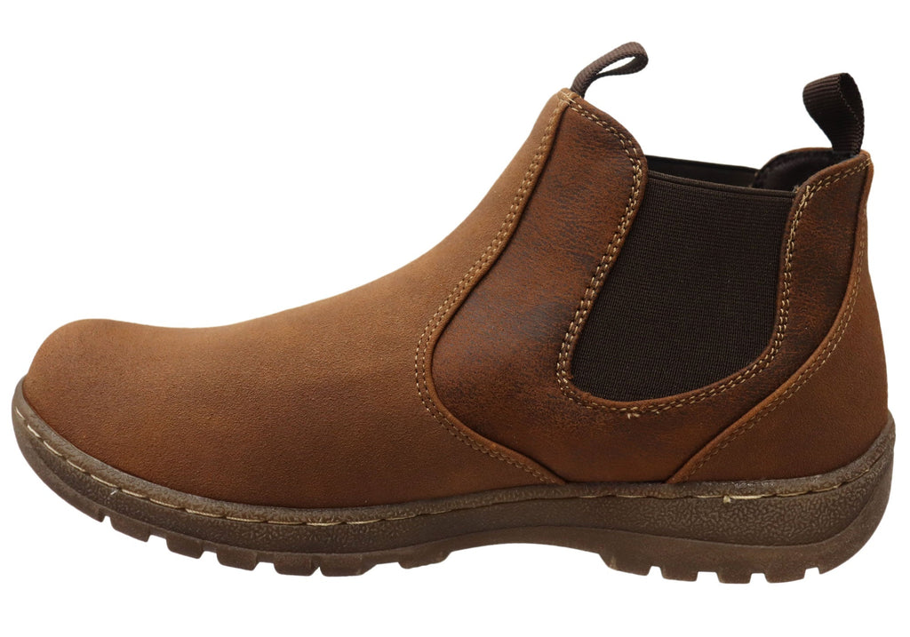 Gaby Womens Comfortable Chelsea Ankle Boots