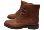 Elsberry Womens Comfortable Leather Ankle Boots