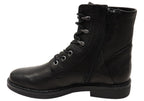 Elsberry Womens Comfortable Leather Ankle Boots