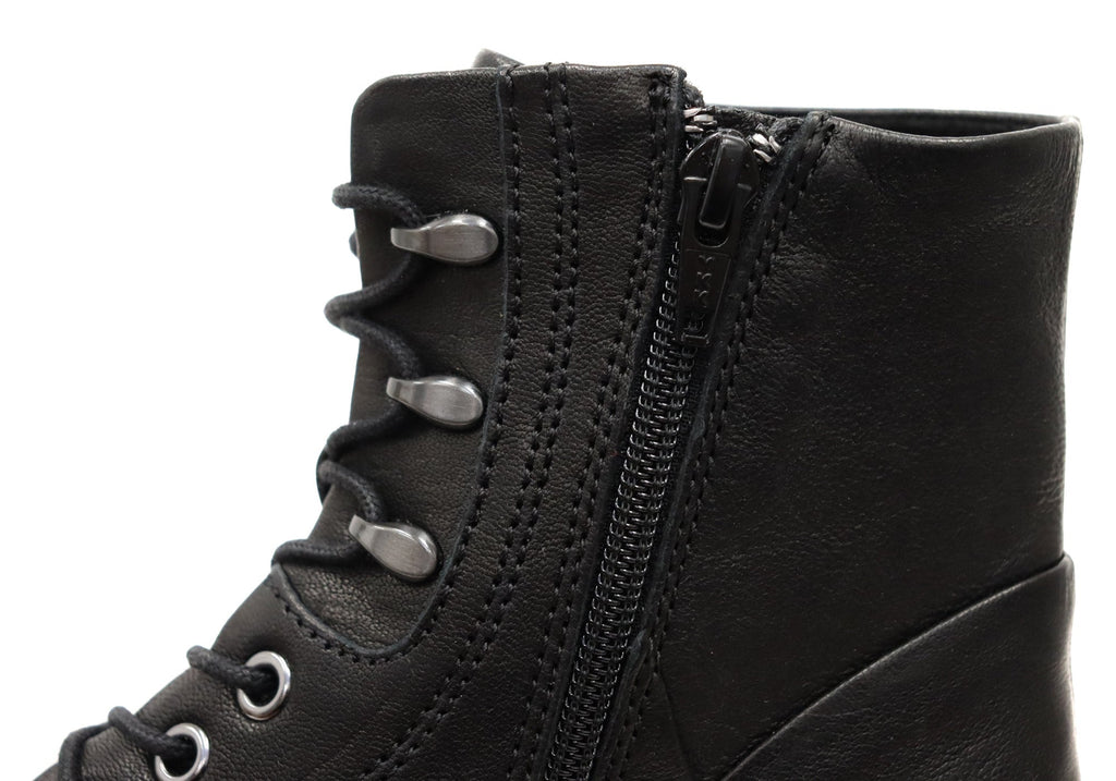 Elsberry Womens Comfortable Leather Ankle Boots