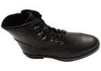 Elsberry Womens Comfortable Leather Ankle Boots
