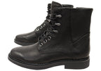 Elsberry Womens Comfortable Leather Ankle Boots