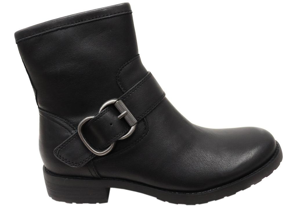 Brie Womens Comfortable Leather Ankle Boots