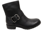 Brie Womens Comfortable Leather Ankle Boots