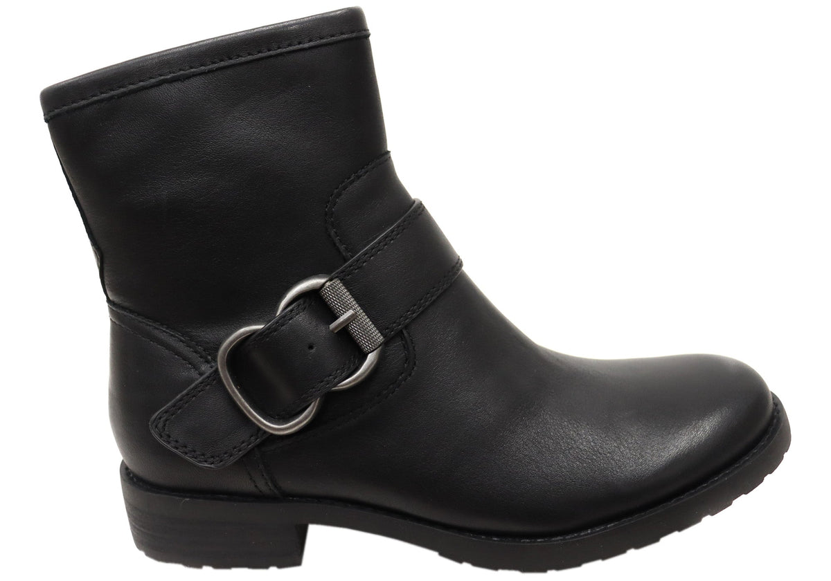 Brie Womens Comfortable Leather Ankle Boots