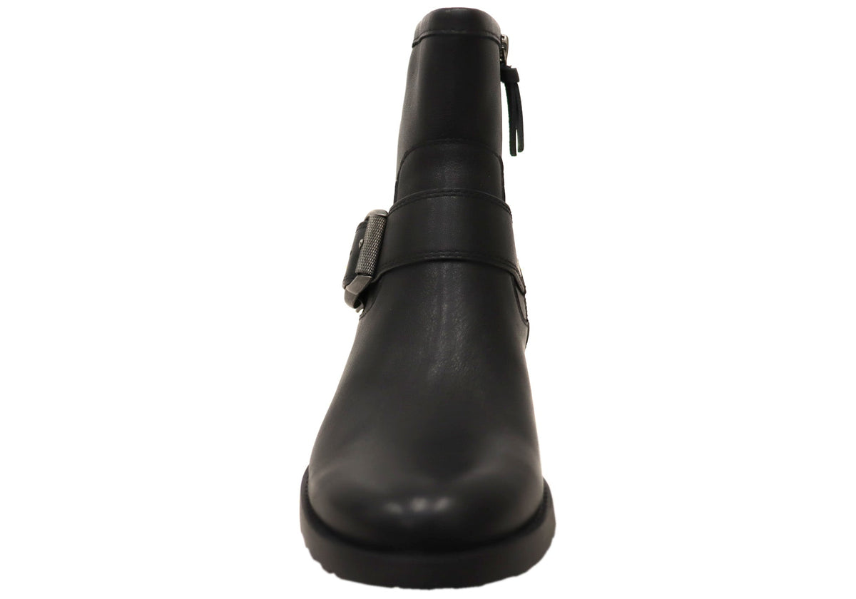 Brie Womens Comfortable Leather Ankle Boots
