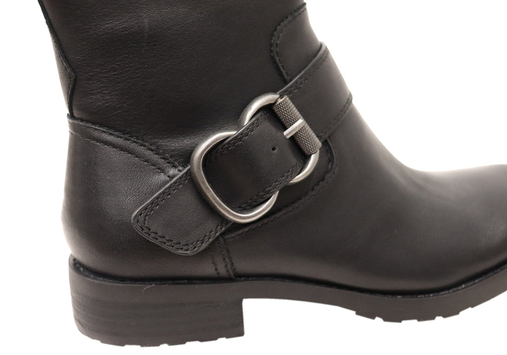 Brie Womens Comfortable Leather Ankle Boots