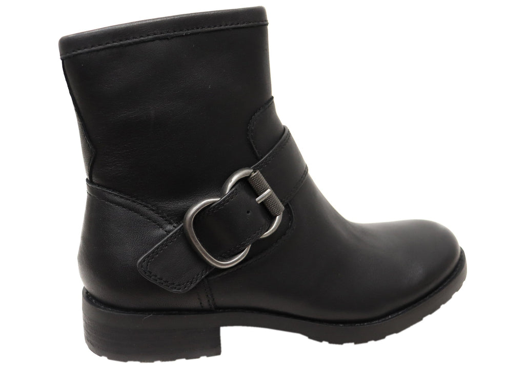 Brie Womens Comfortable Leather Ankle Boots