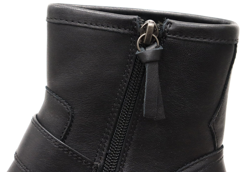 Brie Womens Comfortable Leather Ankle Boots