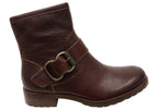 Brie Womens Comfortable Leather Ankle Boots