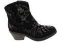 Sophie Womens Comfortable Leather Suede Heeled Ankle Boots