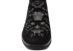 Sophie Womens Comfortable Leather Suede Heeled Ankle Boots