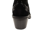 Sophie Womens Comfortable Leather Suede Heeled Ankle Boots