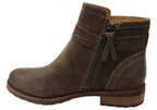 Blake Womens Comfortable Leather Suede Ankle Boots