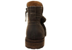 Blake Womens Comfortable Leather Suede Ankle Boots