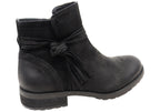 Blake Womens Comfortable Leather Suede Ankle Boots