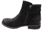 Blake Womens Comfortable Leather Suede Ankle Boots