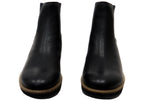 Ferna Womens Comfortable Leather Wedge Ankle Boots