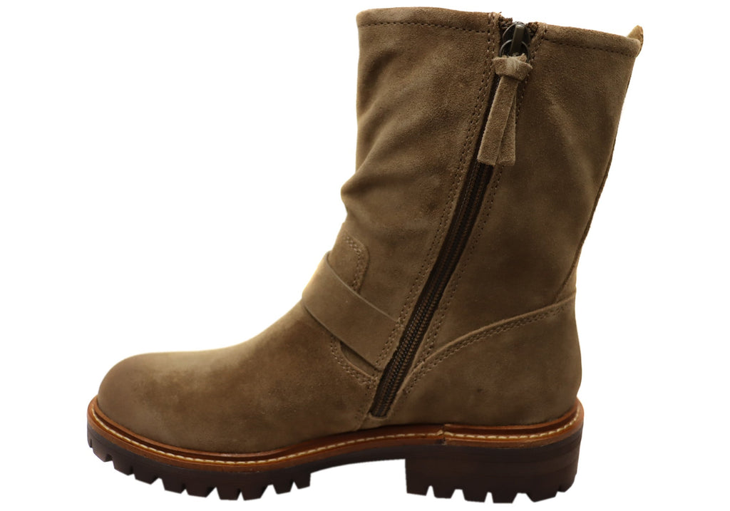 Amberlynn Womens Comfortable Leather Boots