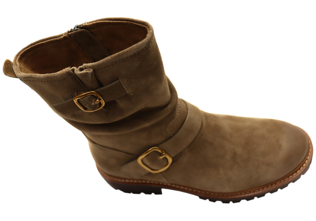 Amberlynn Womens Comfortable Leather Boots