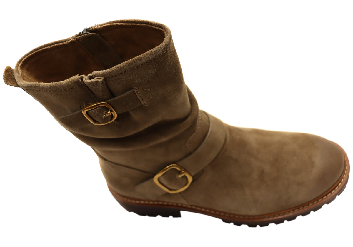 Amberlynn Womens Comfortable Leather Boots