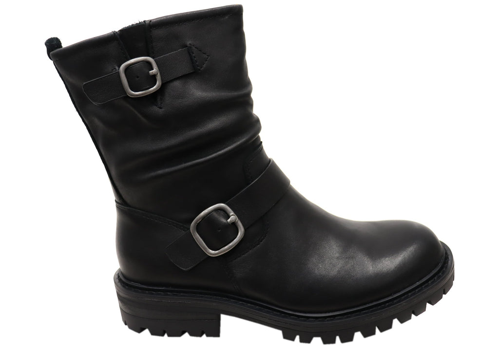 Amberlynn Womens Comfortable Leather Boots