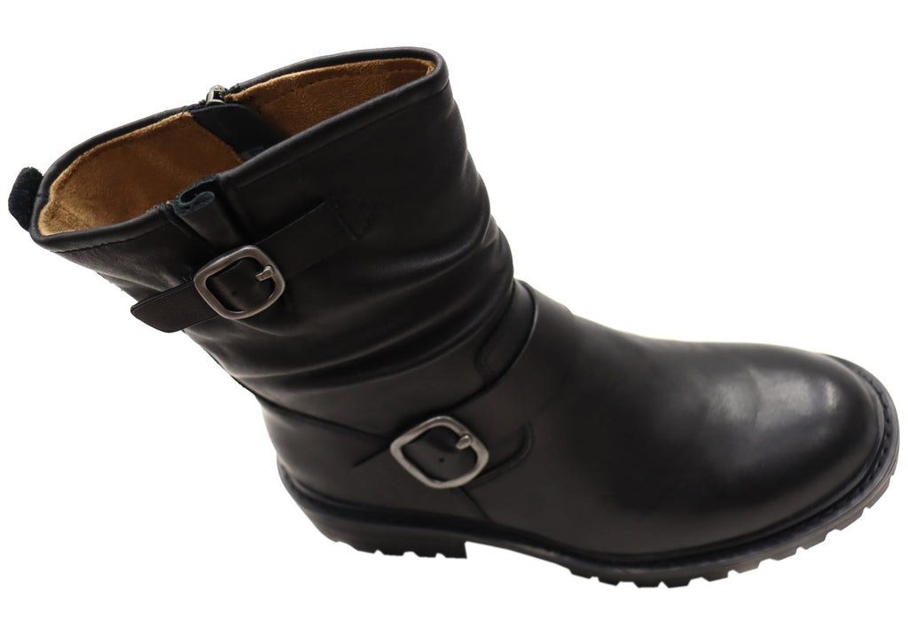 Amberlynn Womens Comfortable Leather Boots