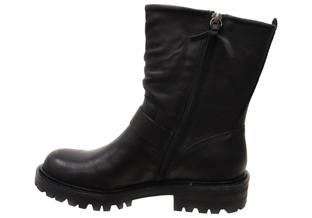Amberlynn Womens Comfortable Leather Boots