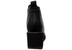 Emeree Womens Comfortable Leather Wedge Ankle Boots