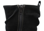 Renata Womens Comfortable Leather Suede Mid Calf Boots