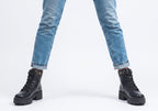 Pisa Womens Comfort Brazilian Platform Lace Up Ankle Boots