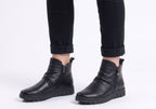 Compass Womens Comfortable Leather European Ankle Boots