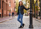 Vaughn Womens Comfortable Suede Leather Wedge Ankle Boots