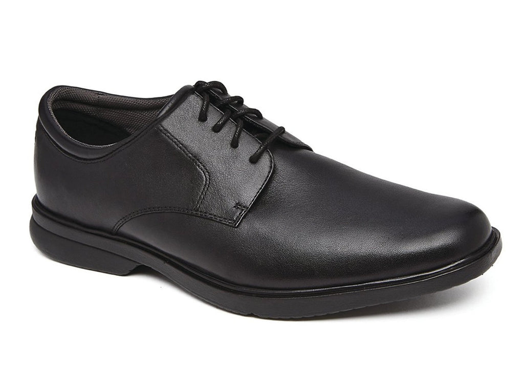 Allander Mens Leather Lighweight Comfortable Wide Fit Shoes