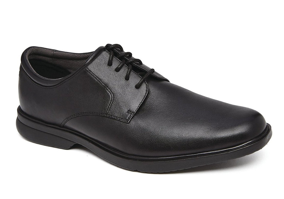Allander Mens Leather Lighweight Comfortable Wide Fit Shoes