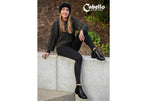 EG213 Womens Leather European Low Heel Ankle Boots